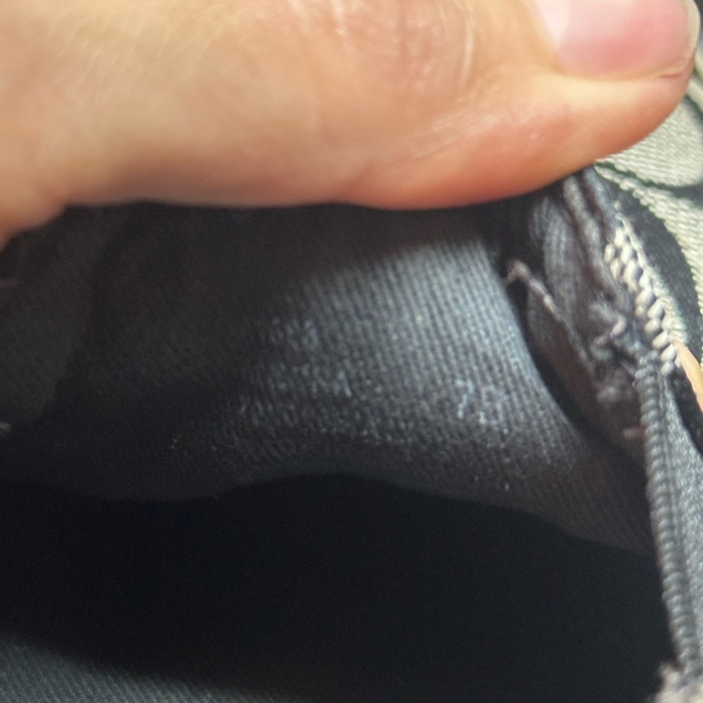 Coach Monogram Black and White Slip-Ons - Picture 7 of 13